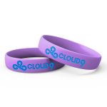 Silicone Wristbands -Debossed with 1 Color - 8