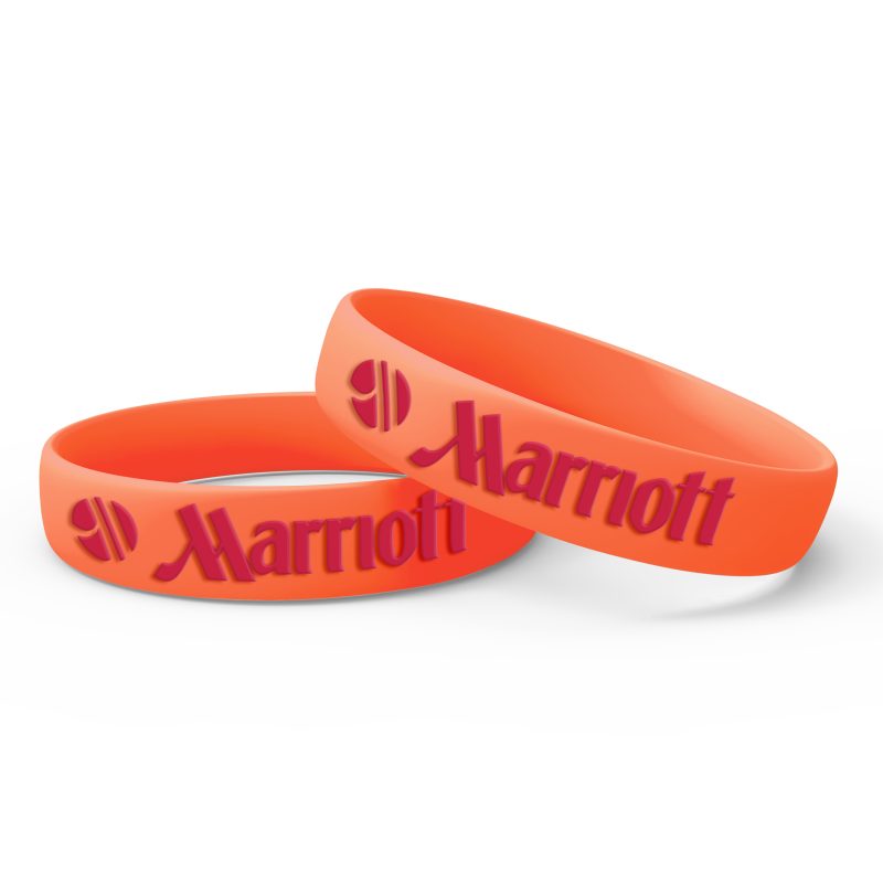 Silicone Wristbands - Embossed with 1 Color - 2