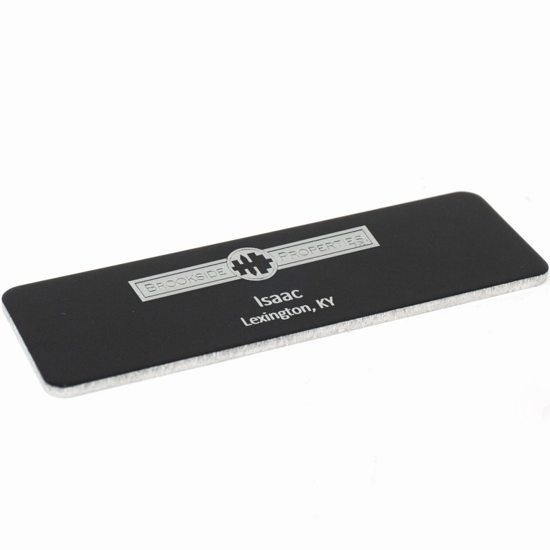 Silver City Metal Name Badge: 1" x 3" Express - 1
