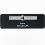 Silver City Metal Name Badge: 1" x 3"