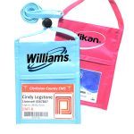 Single Clear Pocket Neck Wallet (5" x 6.375")