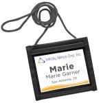Single Clear Pocket Neck Wallet - 1