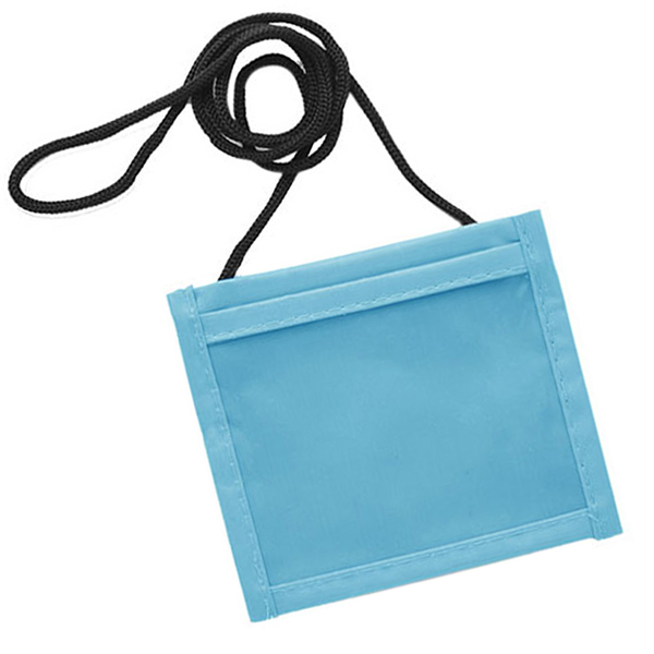 Single Clear Pocket Neck Wallet - 4