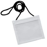 Single Clear Pocket Neck Wallet - 7