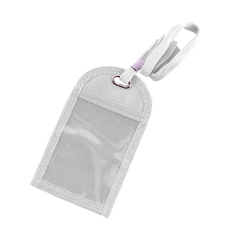 Single Clear Pocket Neck Wallet w/Mesh Pocket on Back - 1