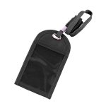 Single Clear Pocket Neck Wallet w/Mesh Pocket on Back - 2