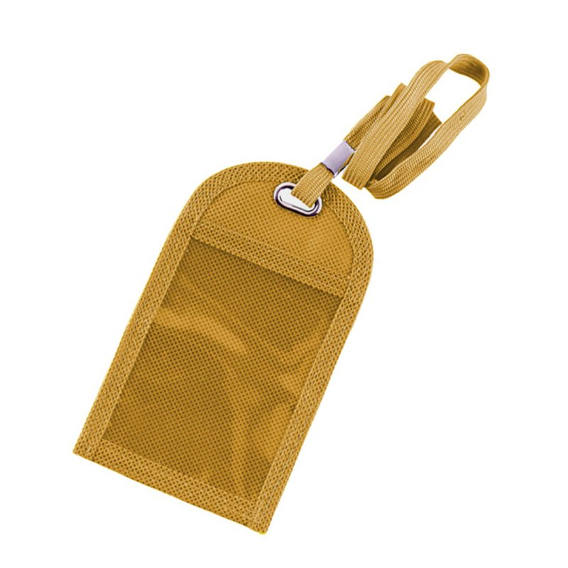 Single Clear Pocket Neck Wallet w/Mesh Pocket on Back - 3