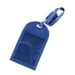 Single Clear Pocket Neck Wallet w/Mesh Pocket on Back - 8