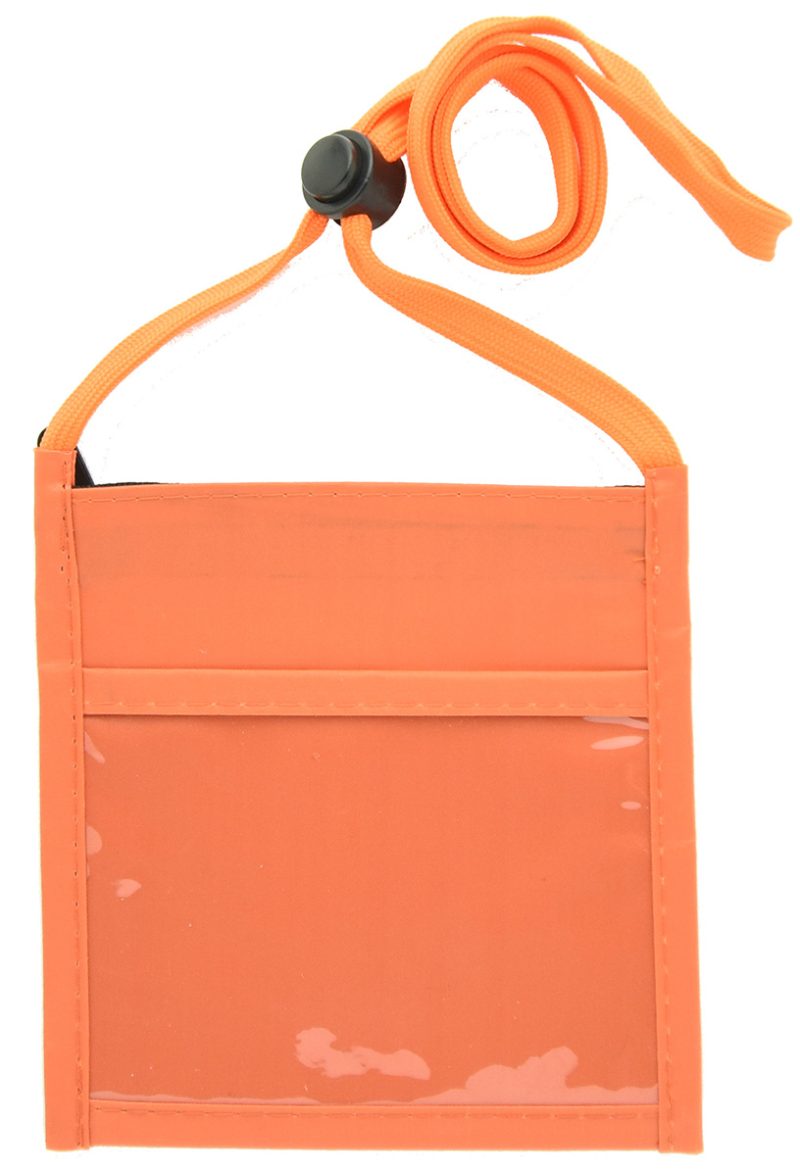 Small Front Window Neck Wallet - 1