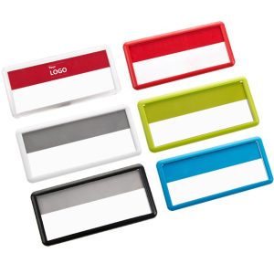 Small Pastic Reuseable Name Tag