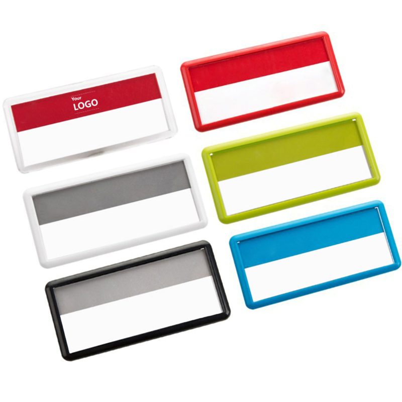 Small Pastic Reuseable Name Tag