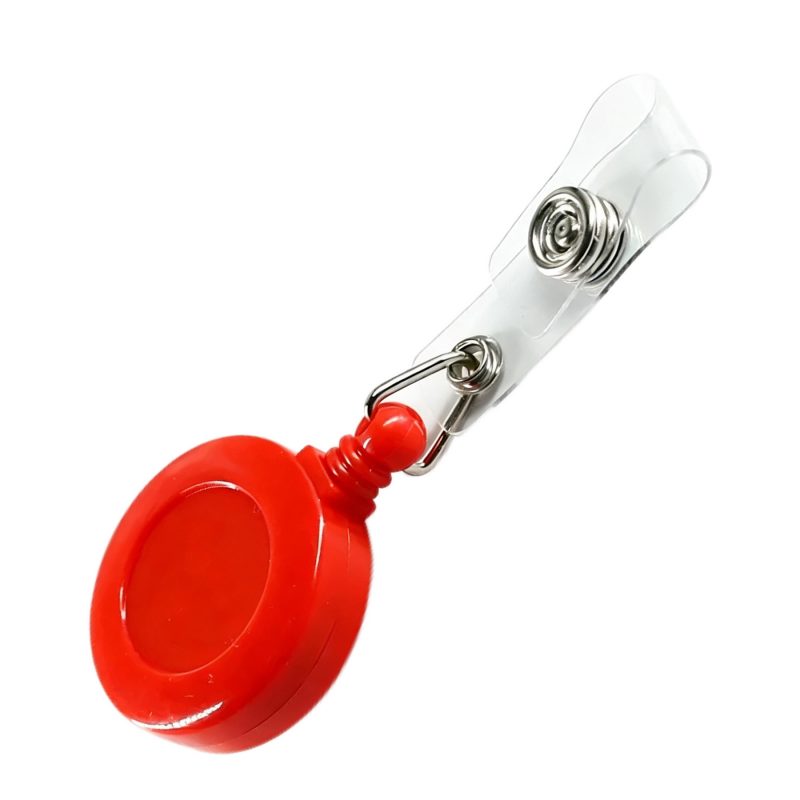 Snap-Closure Portable Retractable Name Tag - 3