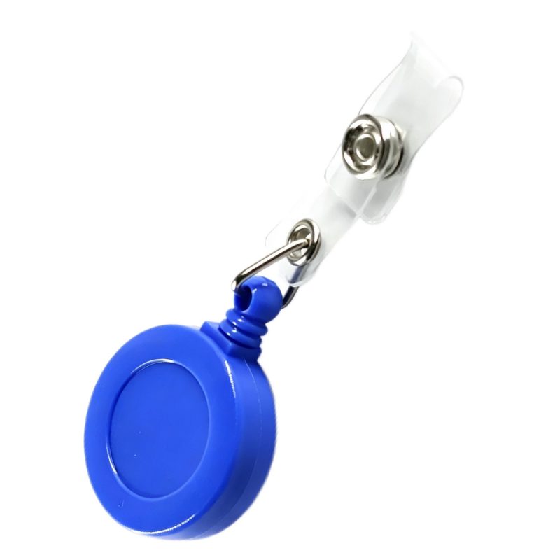 Snap-Closure Portable Retractable Name Tag - 4