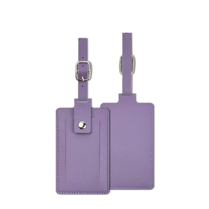 Snap-On Pu Luggage Name Tag - 3
