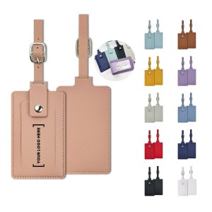 Snap-On Pu Luggage Name Tag