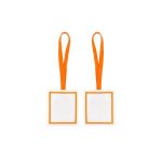 Square Blank Name Tag Pendant (Recycled Felt Keychain) - 1
