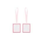 Square Blank Name Tag Pendant (Recycled Felt Keychain) - 6