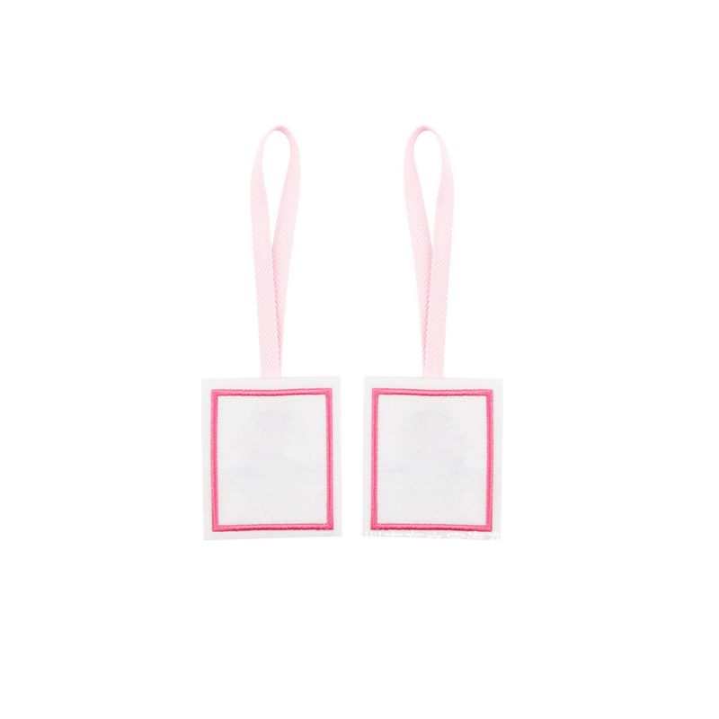 Square Blank Name Tag Pendant (Recycled Felt Keychain) - 6