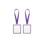 Square Blank Name Tag Pendant (Recycled Felt Keychain) - 9