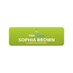 St. Paul Plastic Name Badge (Custom sized between 0 and 3 sq. in.)