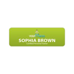 St. Paul Plastic Name Badge (Custom sized between 0 and 3 sq. in.)