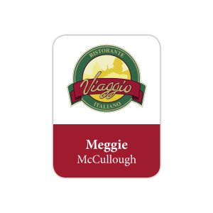 St. Paul Plastic Name Badge (Custom sized between 3 and 6 sq. in.)