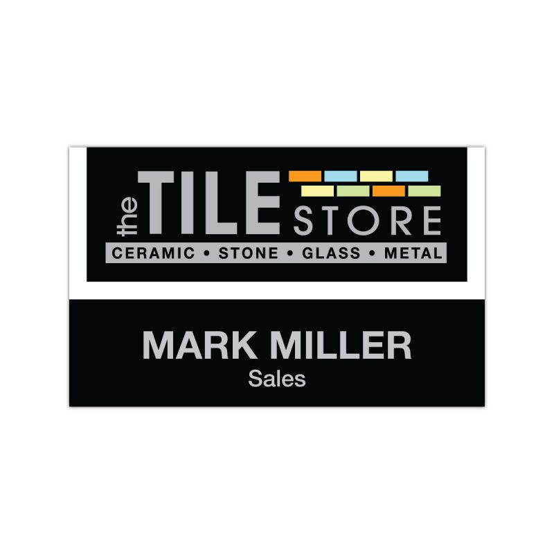 St. Paul Plastic Name Badge (Custom sized between 6 and 9 sq. in.)