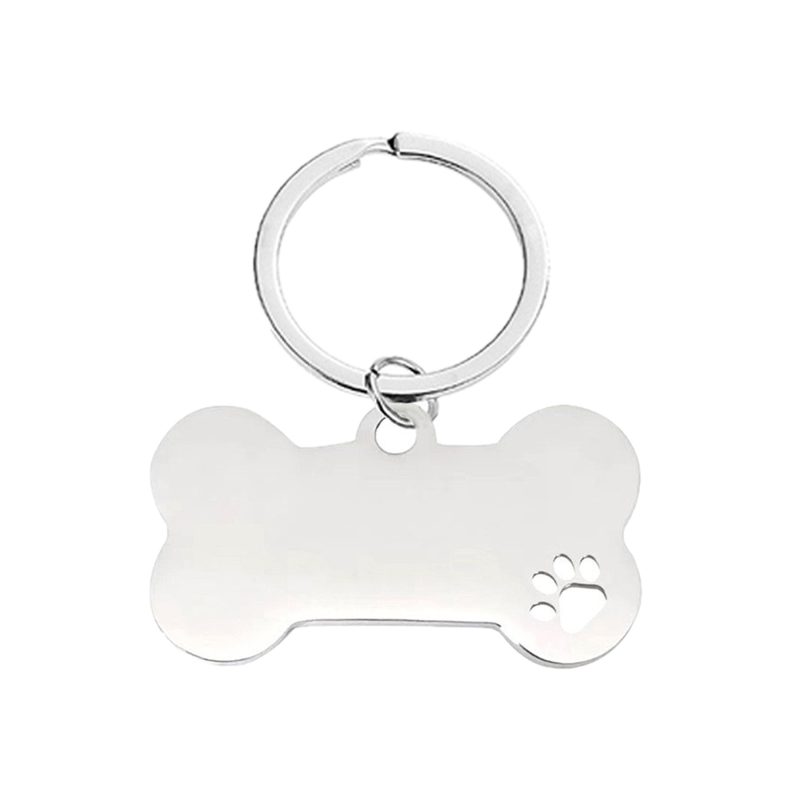 Stainless Steel Dog Collar Name Tag - 4