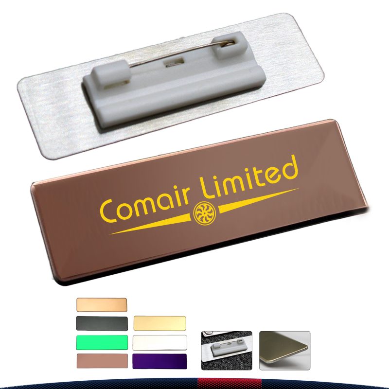 Stainless-Steel-Name-Tag-ABE03Z-HAIRLINE-FINISH Stainless Steel Name Tag