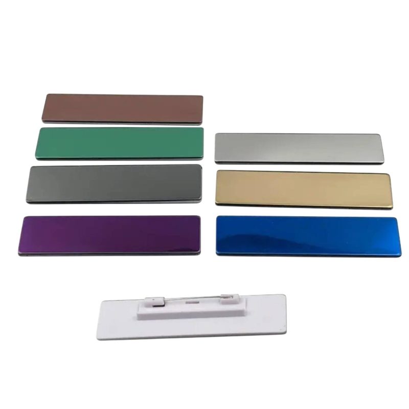 Stainless Steel Name Tag Badge - 1