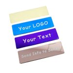 Stainless Steel Name Tag Badge - 4