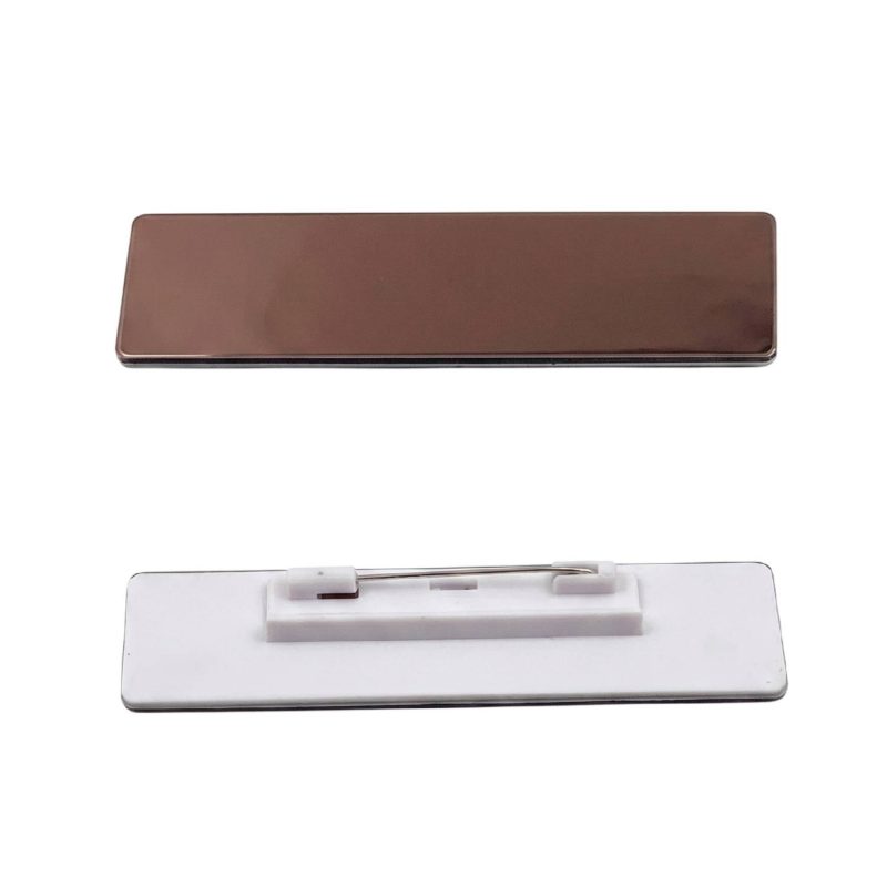 Stainless Steel Name Tag Badge - 7