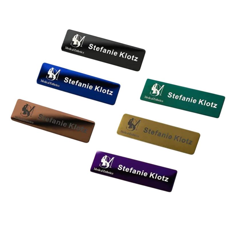 Stainless Steel Name Tag Badge