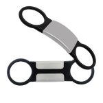Stainless Steel Silicone Dog Cat Pet Name Tag - 1