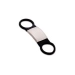 Stainless Steel Silicone Dog Cat Pet Name Tag - 2