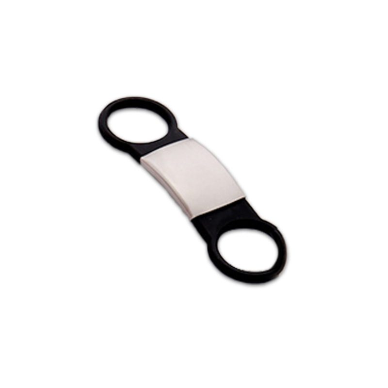 Stainless Steel Silicone Dog Cat Pet Name Tag - 2