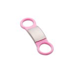 Stainless Steel Silicone Dog Cat Pet Name Tag - 3