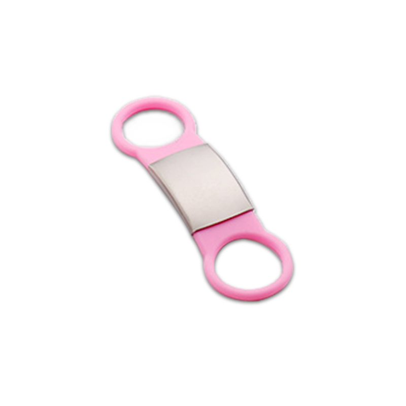Stainless Steel Silicone Dog Cat Pet Name Tag - 3