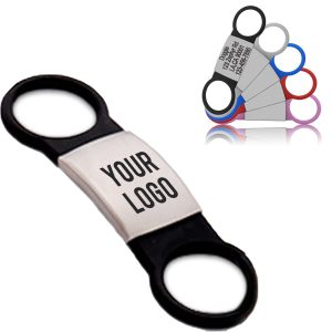 Stainless Steel Silicone Dog Cat Pet Name Tag