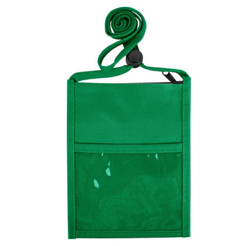 Standard Double Pocket Neck Wallet with a 3/8" Lanyards - 5