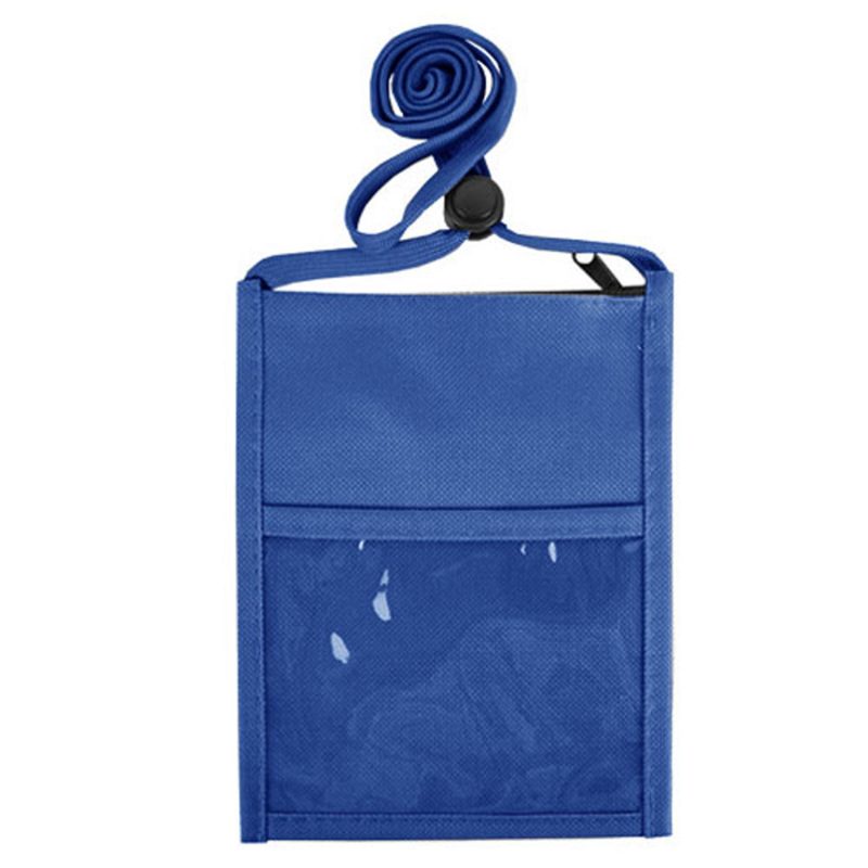 Standard Double Pocket Neck Wallet with a 3/8" Lanyards - 8