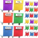 Student Chair Cover Organizer with Name Tag Pocket - 2