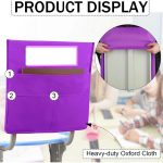 Student Chair Cover Organizer with Name Tag Pocket - 4