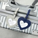 Stylish PU Heart Shape Suitcase Mark Name Tag - 2