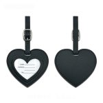 Stylish PU Heart Shape Suitcase Mark Name Tag - 7
