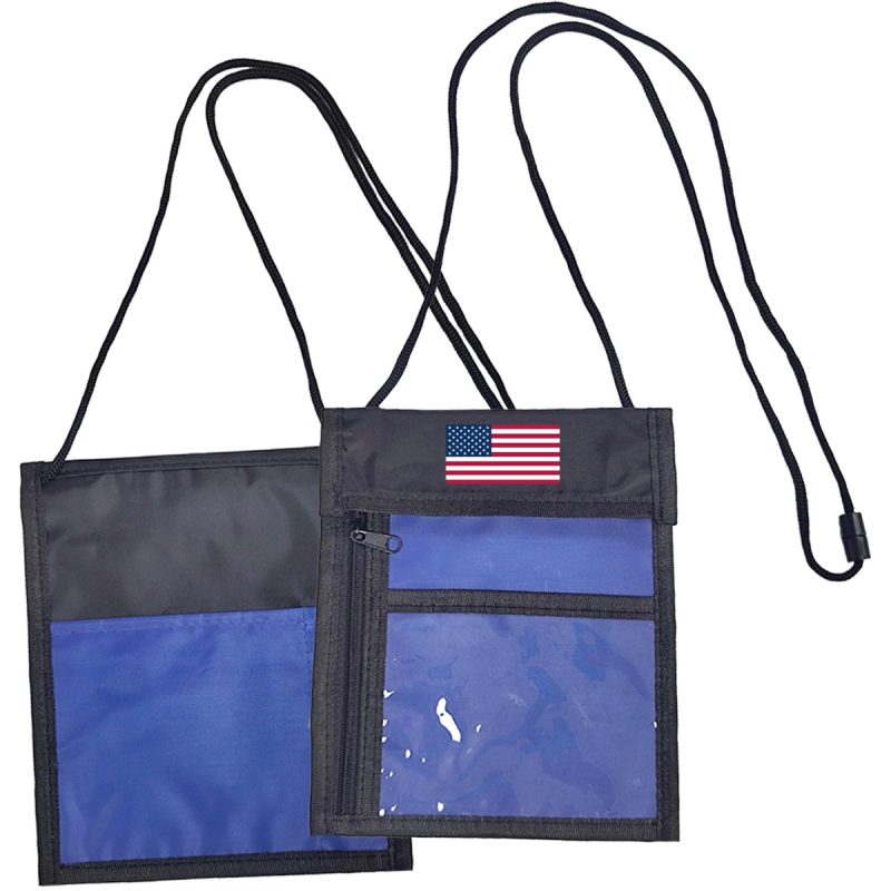 Sublimation Printed 5.9"x7" Neck wallet for Daily Use