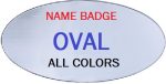 TopLine Oval Name Tag