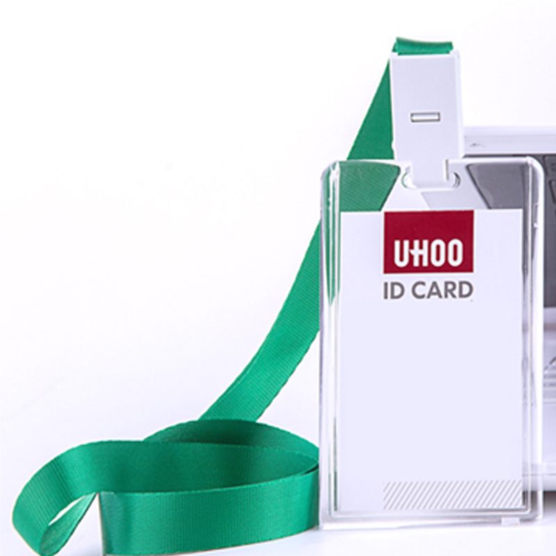 Transparent Name Tag Holder For Work Id Card - 1