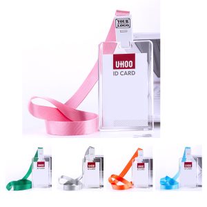 Transparent Name Tag Holder For Work Id Card