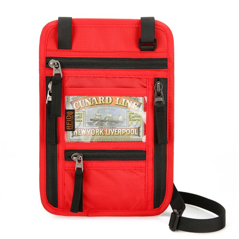 Travel Neck Wallet Passport Holder - 4